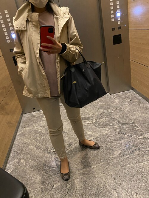 mimi|LONGCHAMPのハンドバッグを使ったコーディネート - WEAR
