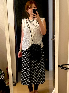 「ZARA（ザラ）のアイテム」を使った、AYA★さん（レディース・157cm）の夏コーディネート