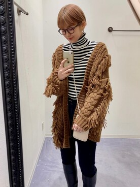 ウエダマナミさん（レディース・167cm）の冬コーディネート