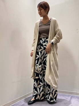 ウエダマナミさん（レディース・167cm）の夏コーディネート