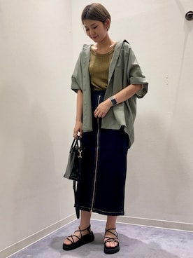 ウエダマナミさん(レディース・167cm)の夏コーディネート