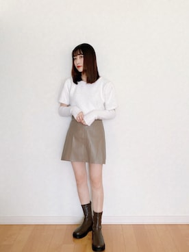 𝘮𝘢𝘴𝘩𝘶さん（レディース・160cm）の秋コーディネート