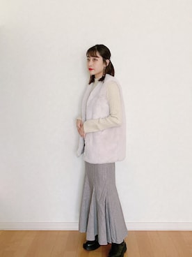 𝘮𝘢𝘴𝘩𝘶さん（レディース・160cm）の秋コーディネート