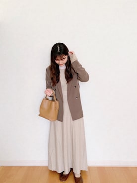 𝘮𝘢𝘴𝘩𝘶さん(レディース・160cm)の秋コーディネート