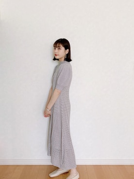 「Amiur（エミレ）のアイテム（シューズ）」を使った、𝘮𝘢𝘴𝘩𝘶さん（レディース・160cm）の春コーディネート