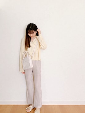 「destin（デスティン）のアイテム」を使った、𝘮𝘢𝘴𝘩𝘶さん（レディース・160cm）の夏コーディネート