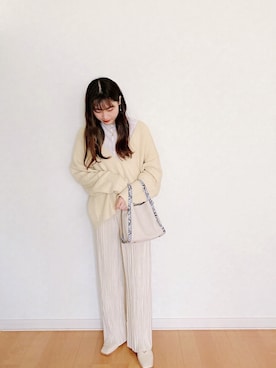 「Amiur（エミレ）のアイテム（シューズ）」を使った、𝘮𝘢𝘴𝘩𝘶さん（レディース・160cm）の秋コーディネート