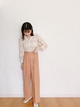 「Amiur（エミレ）のアイテム（シューズ）」を使った、𝘮𝘢𝘴𝘩𝘶さん（レディース・160cm）の夏コーディネート