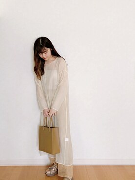 𝘮𝘢𝘴𝘩𝘶さん（レディース・160cm）の夏コーディネート