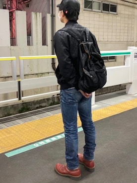 「PS Paul Smith（ピーエスポールスミス）のアイテム」を使った、NNNNさん（メンズ・169cm）の秋コーディネート