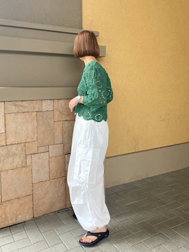 「CPCM」｜「アイテム（サンダル）」を使った、mo_moさん（レディース・158cm）の夏コーディネート