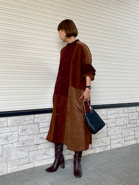 「アイテム（デジタル腕時計、ブルー系）」を使った、mo_moさん（レディース・158cm）の夏コーディネート