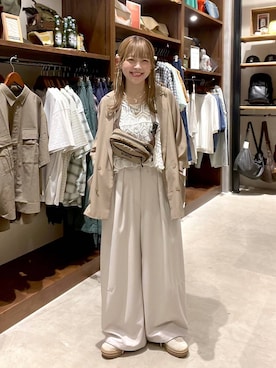 「アイテム（アクセサリー）」を使った、みきてぃ24さん（レディース・158cm）の春コーディネート