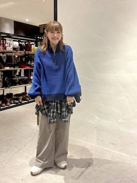 「アイテム（バレッタ/ヘアクリップ）」を使った、みきてぃ24さん（レディース・158cm）の冬コーディネート