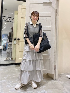「niko and...（ニコアンド）のアイテム」を使った、みきてぃ24さん（骨格ウェーブ・レディース・158cm）の夏コーディネート