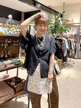 「niko and...（ニコアンド）のアイテム」を使った、みきてぃ24さん（レディース・158cm）の夏コーディネート