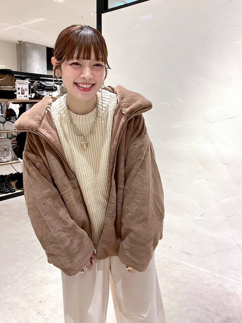 MODE NORM CORE] ベルベットファーフードブルゾンを使った人気
