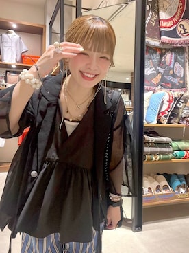 「アイテム（アンクレット）」を使った、みきてぃ24さん（レディース・158cm）の夏コーディネート