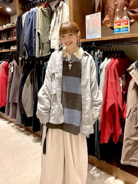 「JEANASIS（ジーナシス）のアイテム」を使った、みきてぃ24さん（レディース・158cm）の秋コーディネート