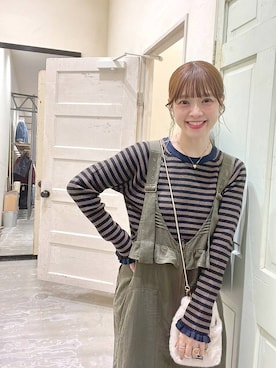 「niko and...（ニコアンド）のアイテム（ワンピース/ドレス）」を使った、みきてぃ24さん（骨格ウェーブ・レディース・158cm）の秋コーディネート