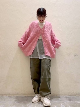 「niko and...（ニコアンド）のアイテム（パンツ）」を使った、みきてぃ24さん（骨格ウェーブ・レディース・158cm）の冬コーディネート
