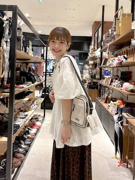 「アイテム（ベスト）」を使った、みきてぃ24さん（レディース・158cm）の夏コーディネート