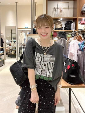 「JEANASIS（ジーナシス）のアイテム」を使った、みきてぃ24さん（レディース・158cm）の夏コーディネート