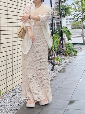 「JEANASIS（ジーナシス）のアイテム（ジャケット/アウター）」を使った、みきてぃ24さん（骨格ウェーブ・レディース・158cm）の夏コーディネート
