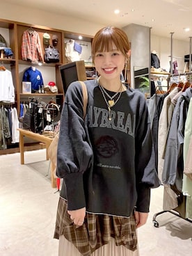 「niko and...（ニコアンド）のアイテム」を使った、みきてぃ24さん（レディース・158cm）の秋コーディネート