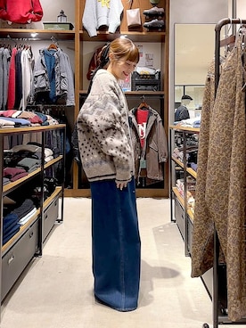 「アイテム（ヘアピン）」を使った、みきてぃ24さん（レディース・158cm）の秋コーディネート