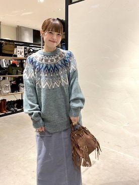 「体型カバー」｜みきてぃ24さん（レディース・158cm）の秋コーディネート