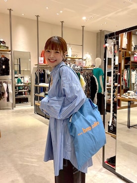 「アイテム（サロペット/オーバーオール）」を使った、みきてぃ24さん（レディース・158cm）の夏コーディネート