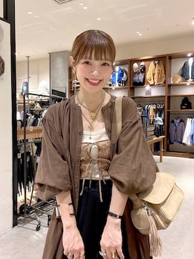 「niko and...（ニコアンド）のアイテム」を使った、みきてぃ24さん（レディース・158cm）の夏コーディネート