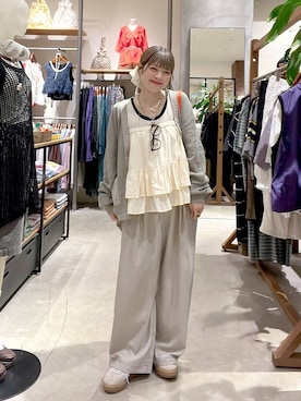 「パンツ」｜みきてぃ24さん（レディース・158cm）の春コーディネート