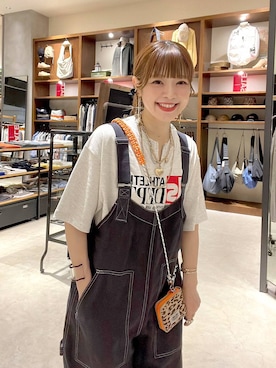「アイテム（財布）」を使った、みきてぃ24さん（レディース・158cm）の夏コーディネート