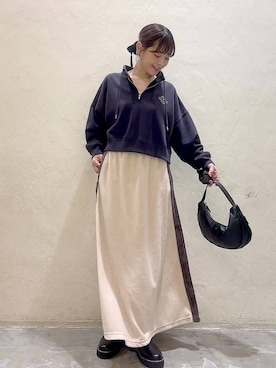 「niko and...（ニコアンド）のアイテム（その他シューズ）」を使った、みきてぃ24さん（骨格ウェーブ・レディース・158cm）の冬コーディネート
