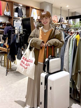 「JEANASIS（ジーナシス）のアイテム」を使った、みきてぃ24さん（レディース・158cm）の秋コーディネート