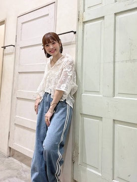 「niko and ...」｜みきてぃ24さん（レディース・158cm）の夏コーディネート