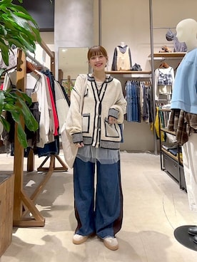 「JEANASIS（ジーナシス）のアイテム」を使った、みきてぃ24さん（レディース・158cm）の秋コーディネート