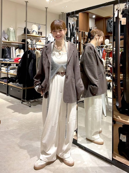 niko and…（ニコアンド） 腕時計 スクエアアナログウォッチ レディース