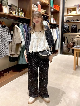 「niko and...（ニコアンド）のアイテム（アクセサリー）」を使った、みきてぃ24さん（レディース・158cm）の春コーディネート