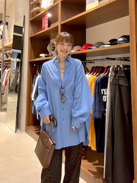 「niko and...（ニコアンド）のDRYクシュイージーパンツ（その他パンツ）」を使った、みきてぃ24さん（レディース・158cm）の夏コーディネート