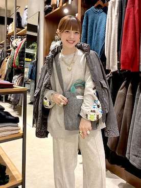 「niko and ...」｜「アイテム（ブルゾン）」を使った、みきてぃ24さん（レディース・158cm）の秋コーディネート