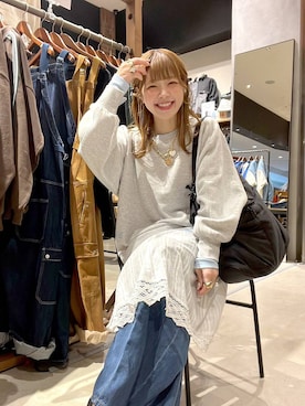 「niko and...（ニコアンド）のアイテム」を使った、みきてぃ24さん（レディース・158cm）の冬コーディネート