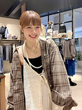 「niko and...（ニコアンド）のアイテム」を使った、みきてぃ24さん（レディース・158cm）の秋コーディネート
