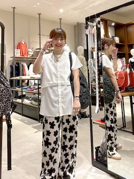 「niko and...（ニコアンド）のアイテム」を使った、みきてぃ24さん（レディース・158cm）の夏コーディネート