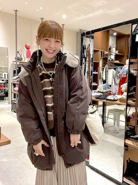 「アイテム（ヘアピン）」を使った、みきてぃ24さん（レディース・158cm）の冬コーディネート