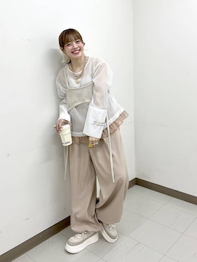 みきてぃ24さん（レディース・158cm）の春コーディネート