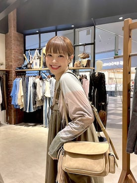 「アイテム（ジャンパースカート）」を使った、みきてぃ24さん（レディース・158cm）の夏コーディネート