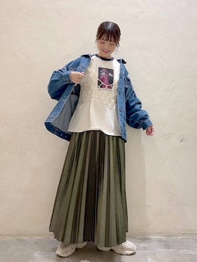 「niko and...（ニコアンド）のアイテム（ジャケット/アウター）」を使った、みきてぃ24さん（骨格ウェーブ・レディース・158cm）の冬コーディネート